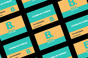 Diseño de Branding: B.Clean Business Card design