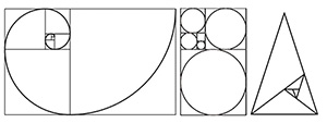 The Golden Ratio in graphic design composition